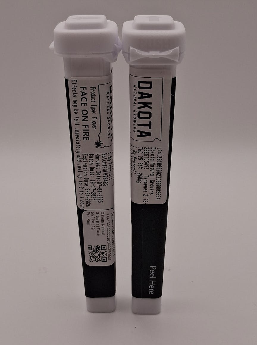 DNG Medicated - DNG Medicated | Face on Fire | Pre Roll | 1g - 1