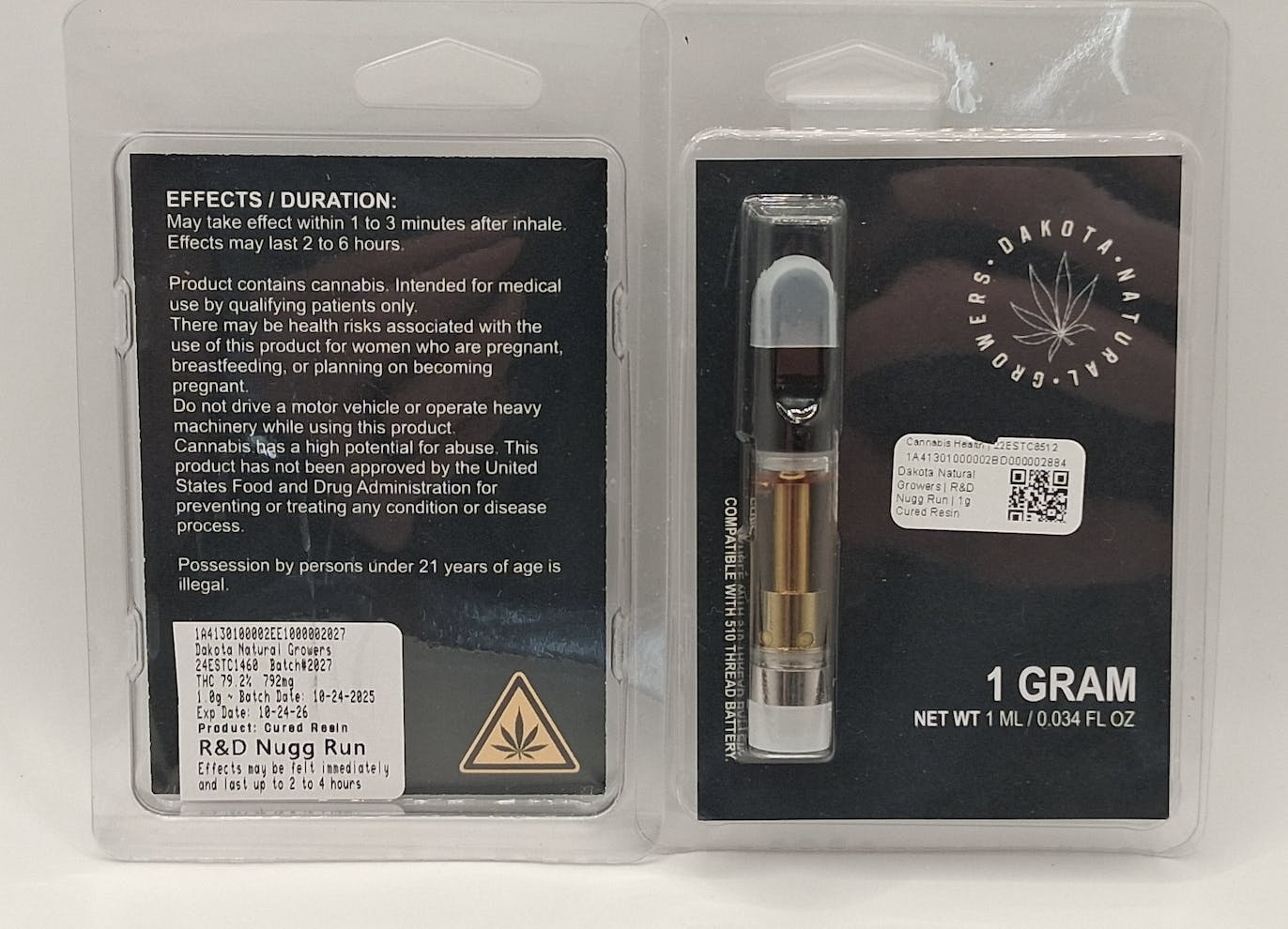 DNG Medicated - DNG Medicated | R&D Nug Run | Cartridge | 1g - 1