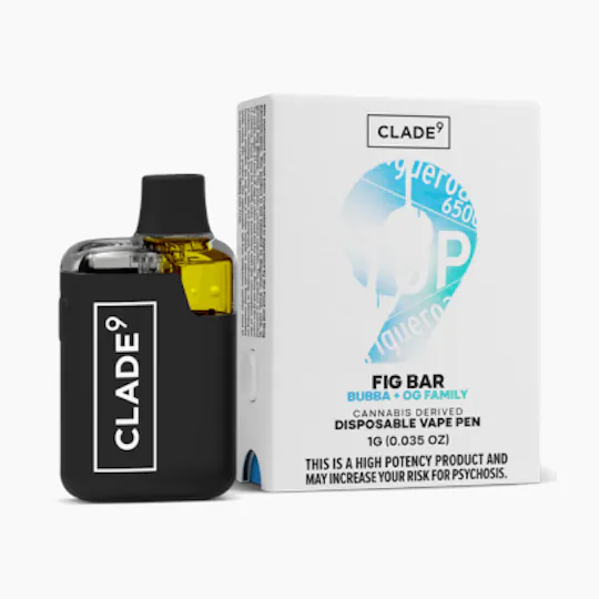 Clade9 - Clade9 | Fig Bar | Distillate Disposable | 1g - 1