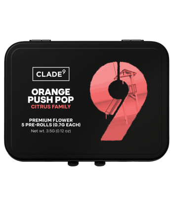 Clade9 - Clade9 | Orange Push Pop pre roll Multipack (5 x 7g) - 1