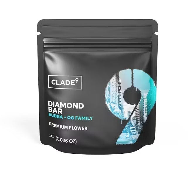 Clade9 - Clade9 | Diamond Bar | Big Buds | 1g - 1