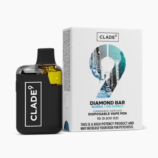 Clade9 - Clade9 | Diamond Bar | Distillate Disposable | 1g - 1