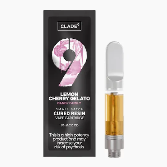 Clade9 - Clade9 | Lemon Cherry Gelato | Cured Resin Cartridge | 1g - 1