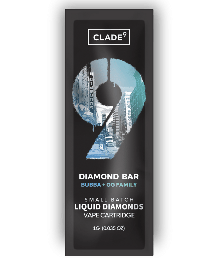 Clade9 - Clade9 | Diamond Bar | Cured Resin Cartridge | 1g - 1