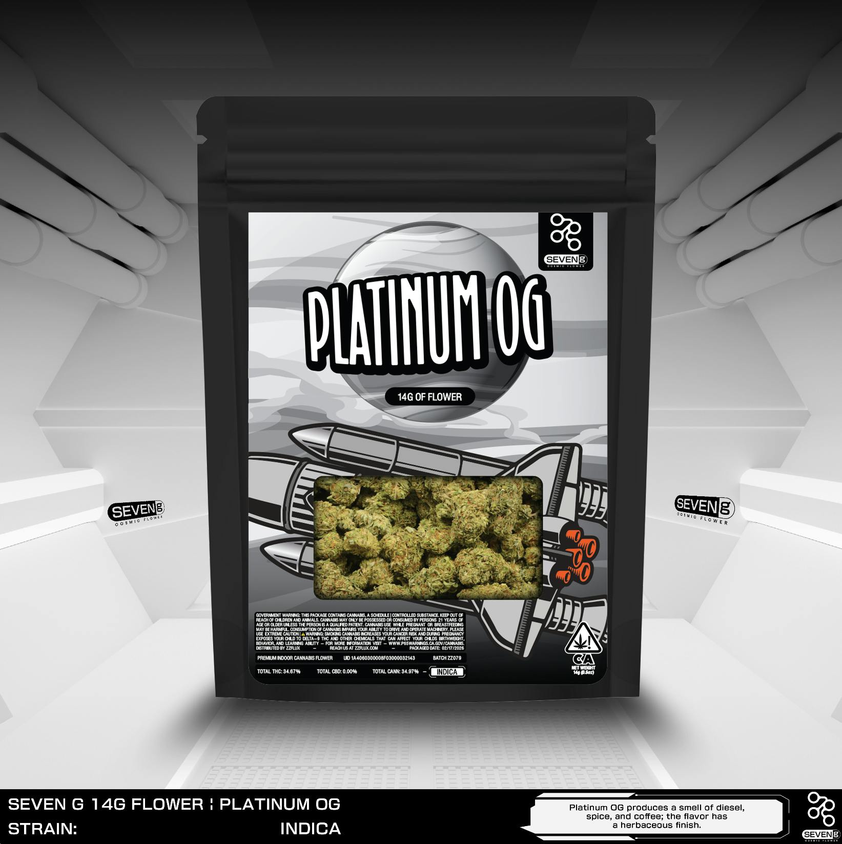 Seven G - Platinum OG Indica 14 grams by Seven G - 1