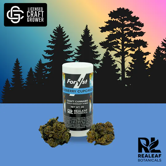 Realeaf Botanicals - Blueberry Cupcakes Foryst Flower 2.0g - 1