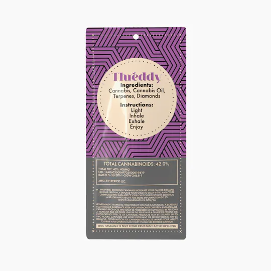 Threddy - Threddy - 5PK - Diablo OG - 2.5G - 1