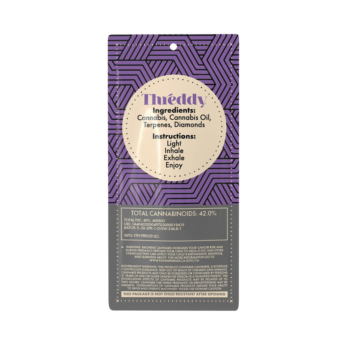 Threddy - Threddy - 5PK - Grape Soda - 2.5G - 1