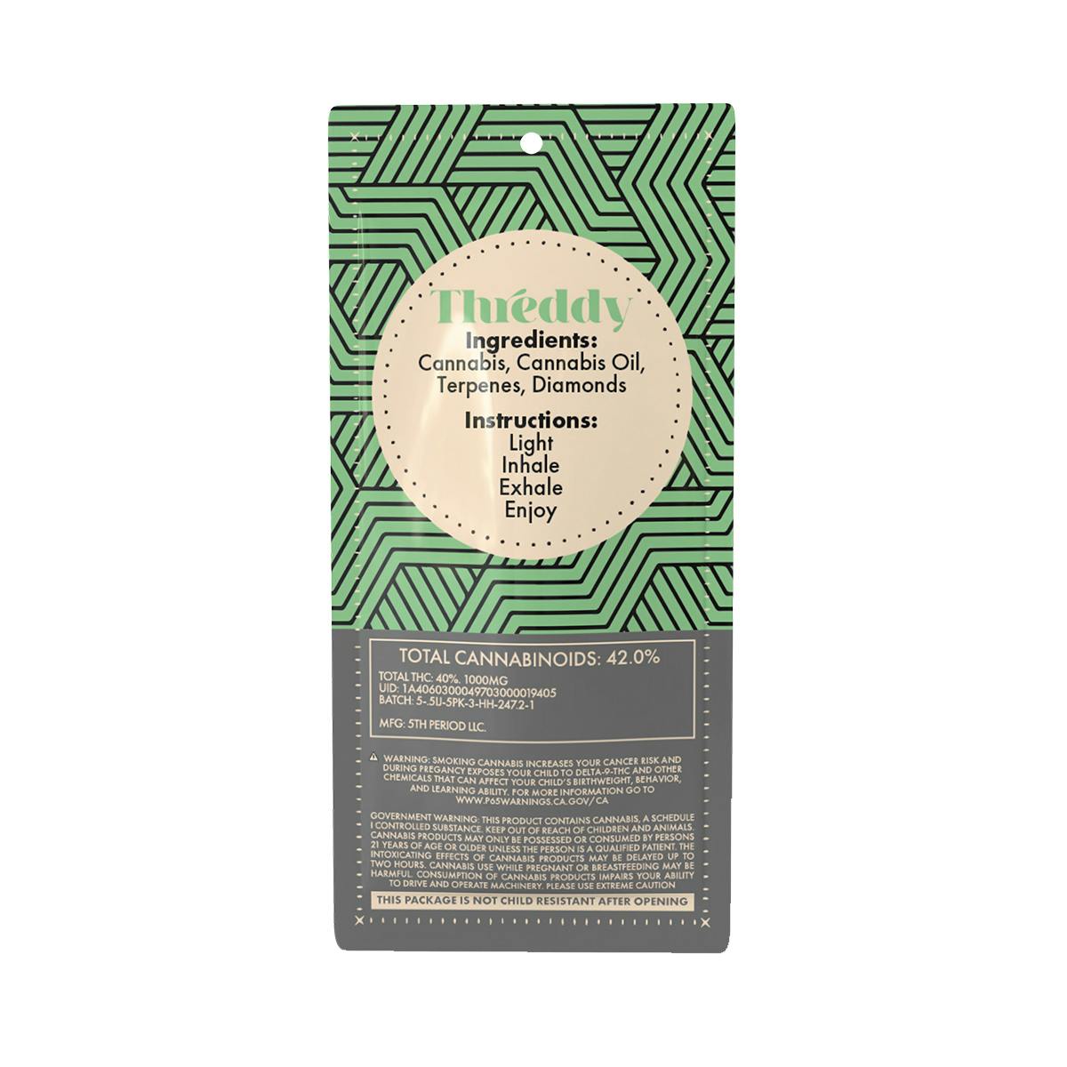 Threddy - Threddy -5PK -Hawaiian Haze -2.5G - 1