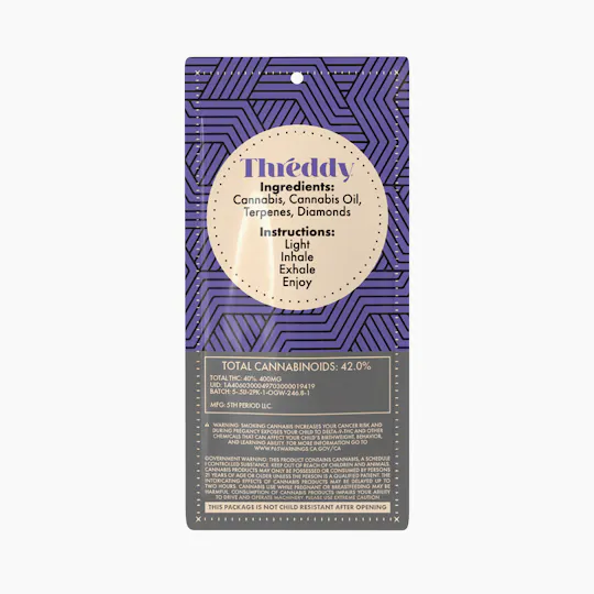 Threddy - Threddy - 5PK - King Louis OG - 2.5G - 1