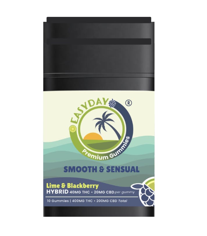 Easy Day Edibles - Easy Day | Lime & Blackberry | Gummies | 400mg | 10ct | 40mg/ea - 1