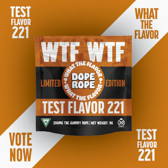 Dope Rope - DOPE ROPE WTF | Test Flavor 221 | 200MG | LIMITED EDITION - 1