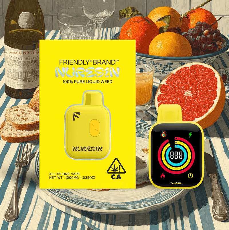 Friendly Brand - Friendly Brand | Zangria | Live Nuresin AIO | 1g - 1
