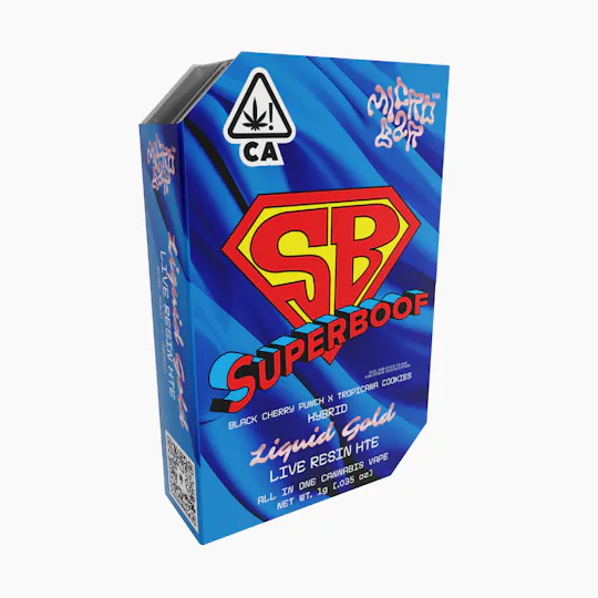 Micro Bar - Super Boof (Hybrid) - Liquid Gold Live Resin 1g AIO - 1