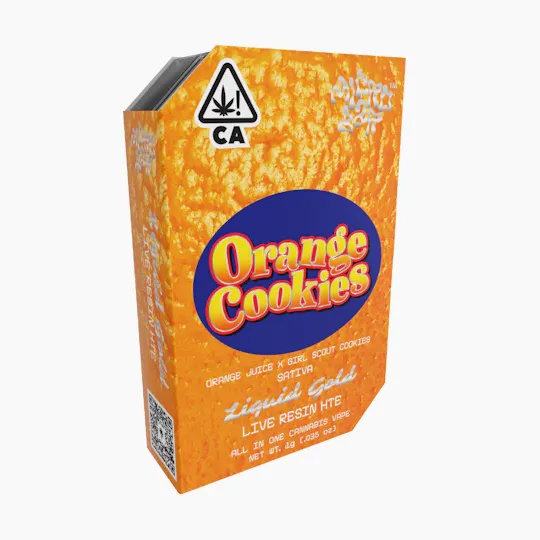 Micro Bar - Orange Cookies (Sativa) - Liquid Gold Live Resin 1g AIO - 1