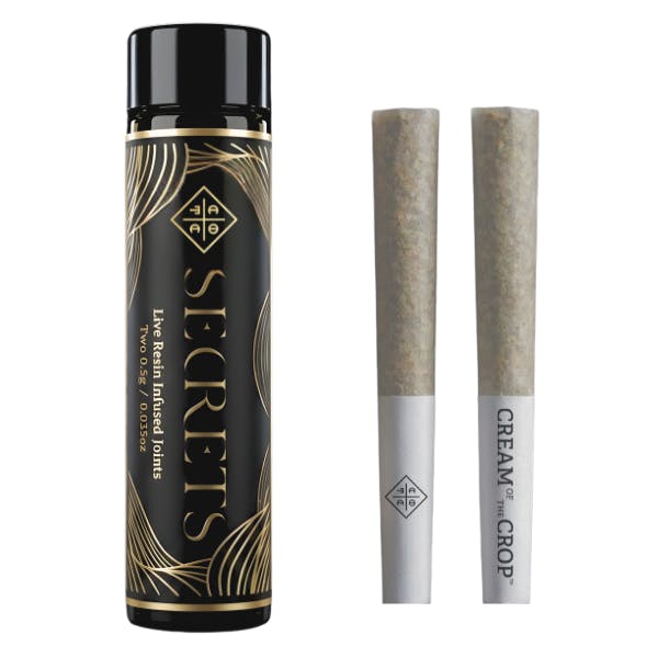 Cream of the Crop - Blue Haze x Jack Herer | 2 Half Gram Secrets Infused Prerolls - 1