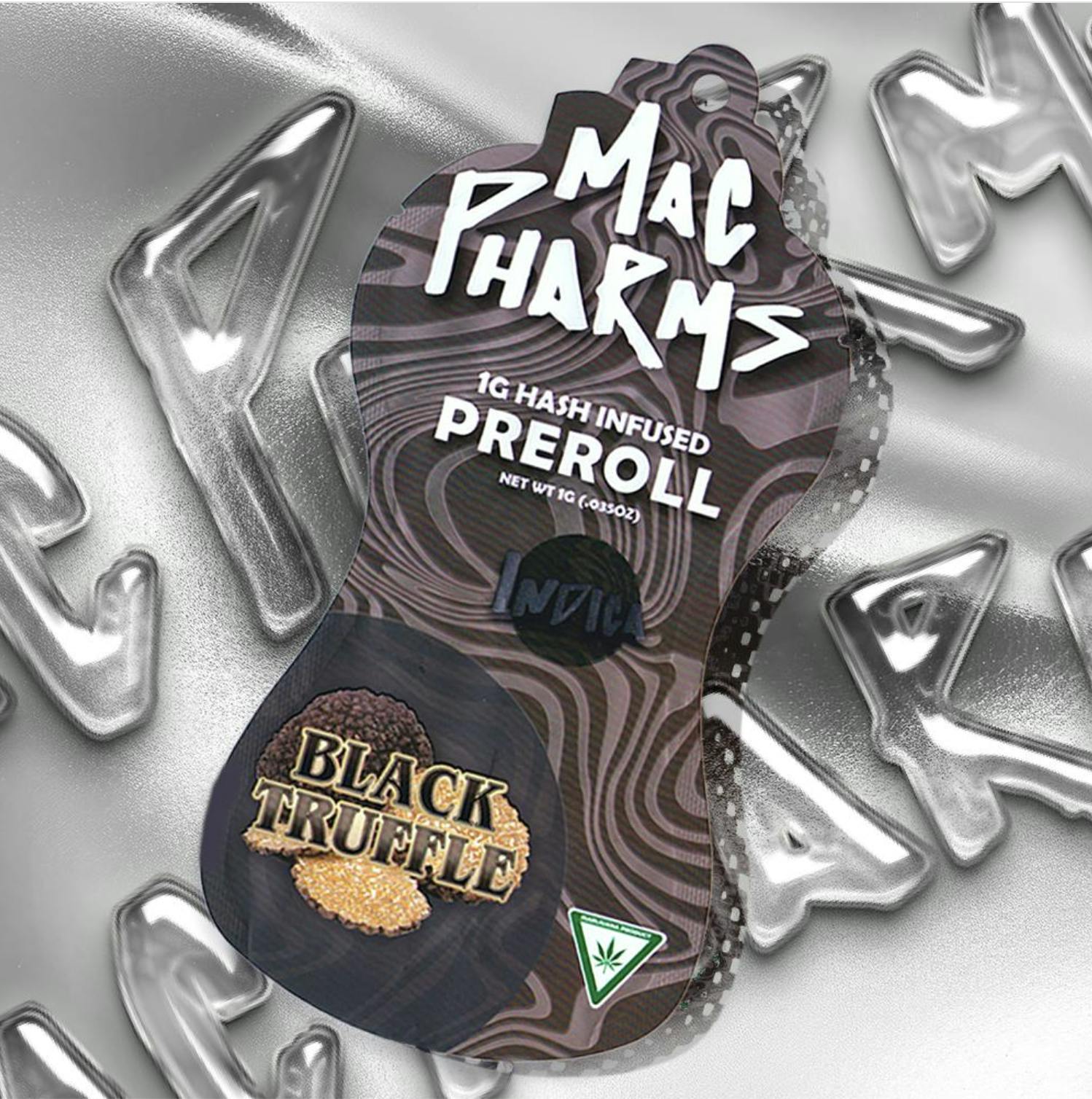 Mac Pharms - Mac Pharms I Black Truffle I Infused Pre Roll I 1.2G - 1