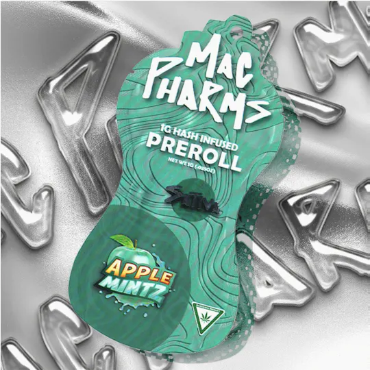 Mac Pharms - Mac Pharms I Apple Mintz I Infused Pre Roll I 1.2G - 1
