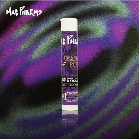 Mac Pharms - Mac Pharms | GranDaddy Purple | Infused Pre Roll | 1.2G - 1