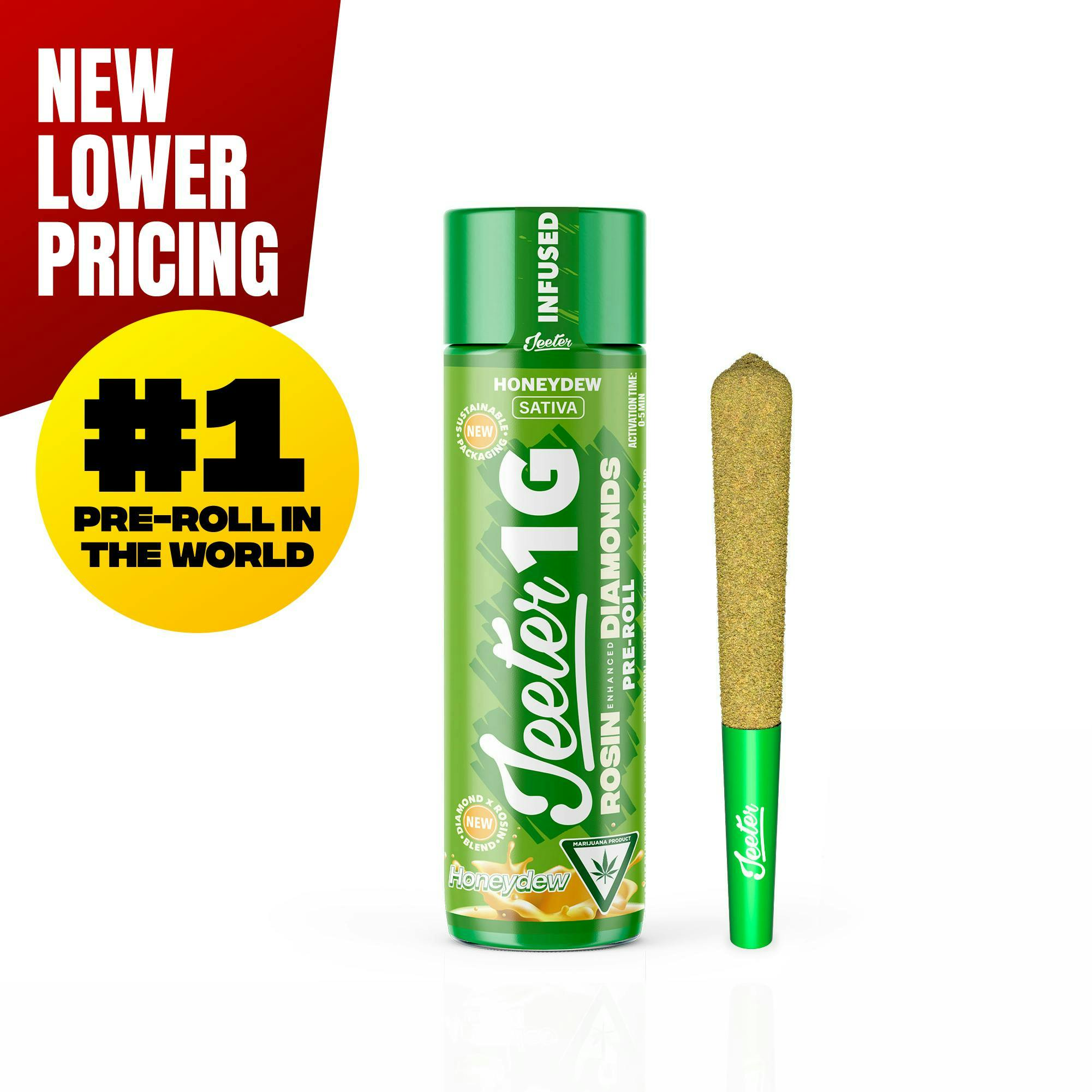 Jeeter - Jeeter | Honeydew | Quad-Infused Joint | 1g - 1