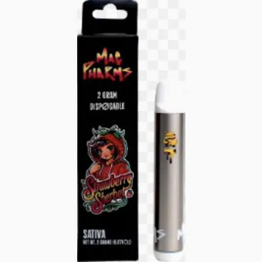 Mac Pharms - Mac Pharms | Strawberry Sherbet | Disposable Vape | 2G - 1