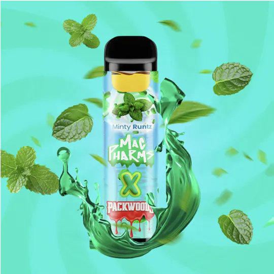 Mac Pharms - Mac Pharms X Packwoods Minty Runtz | Hash Rosin Disposable | 0.5G - 1