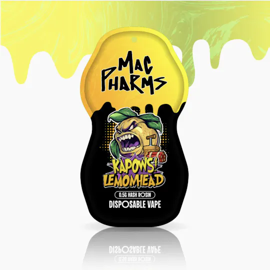 Mac Pharms - Mac Pharms | Kapows Lemonhead | Hash Rosin Disposable | 0.5G - 1