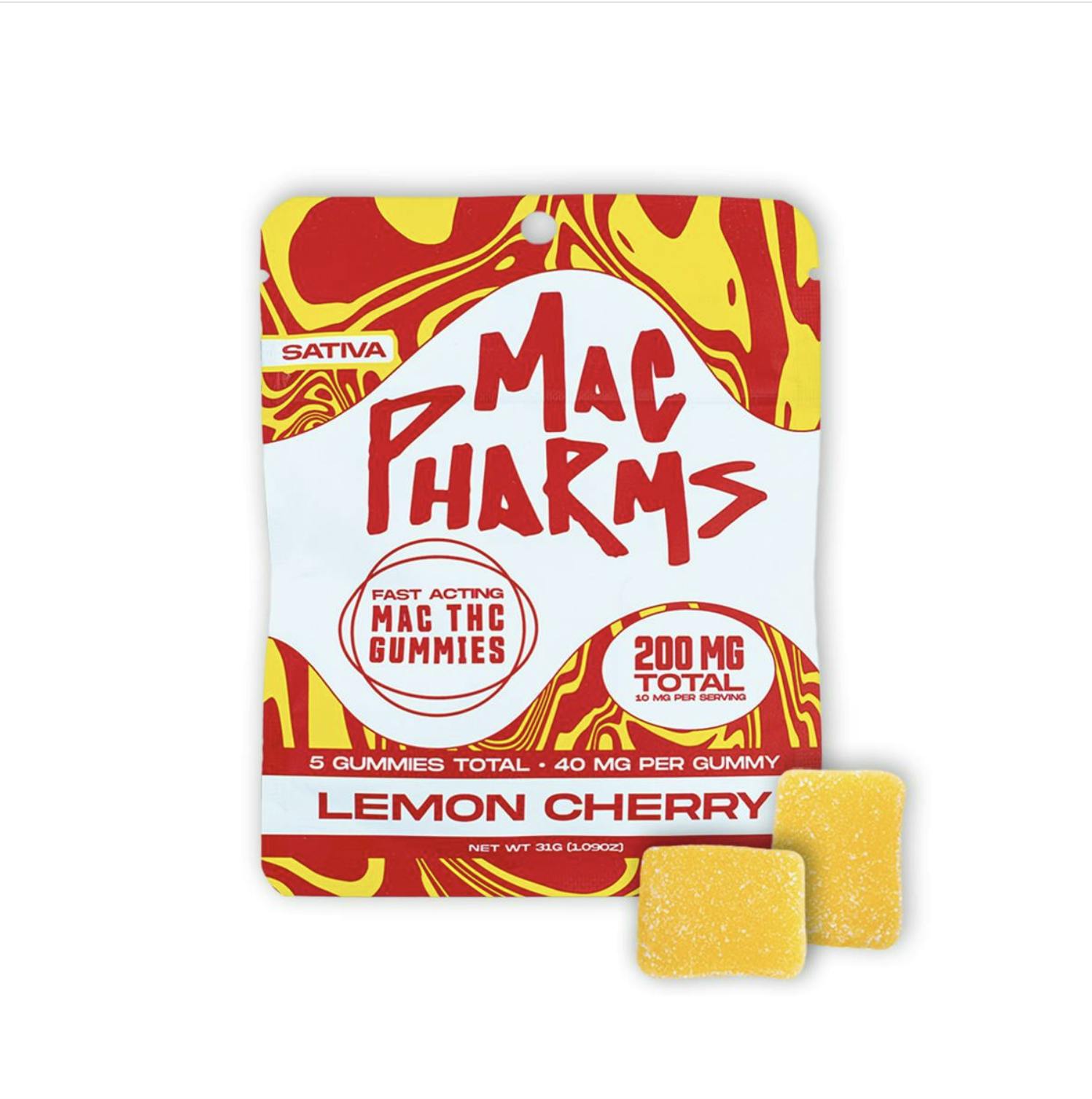 Mac Pharms - Mac Pharms I Lemon Cherry I Gummies I 200MG - 1