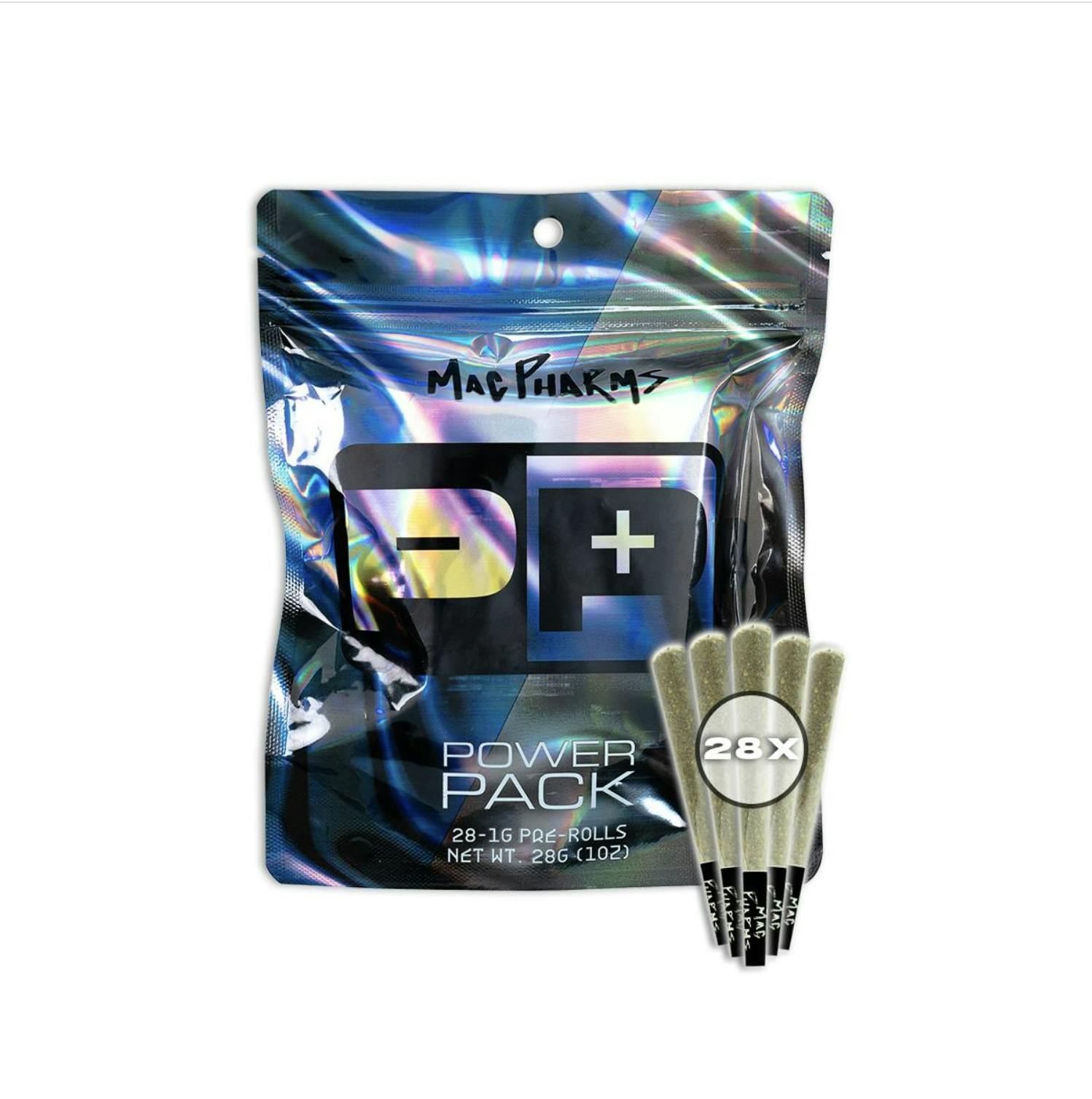 Mac Pharms - Mac Pharms | Power Pack Blue | Pre Rolls | 1G 28-Pack - 1