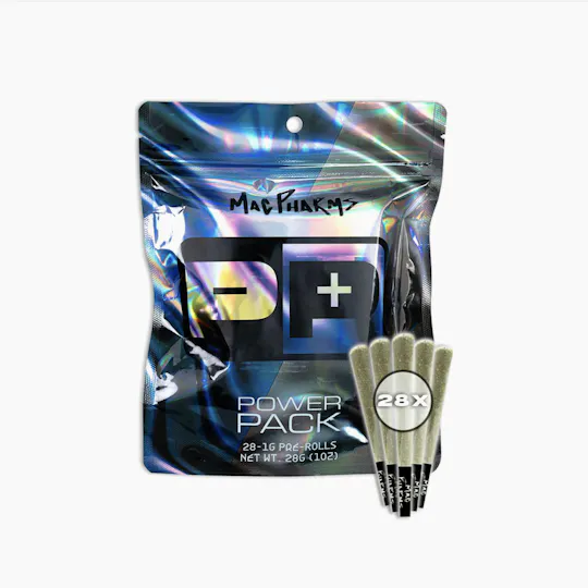 Mac Pharms - Mac Pharms | Power Pack Blue | Pre Rolls | 1G 28-Pack - 1