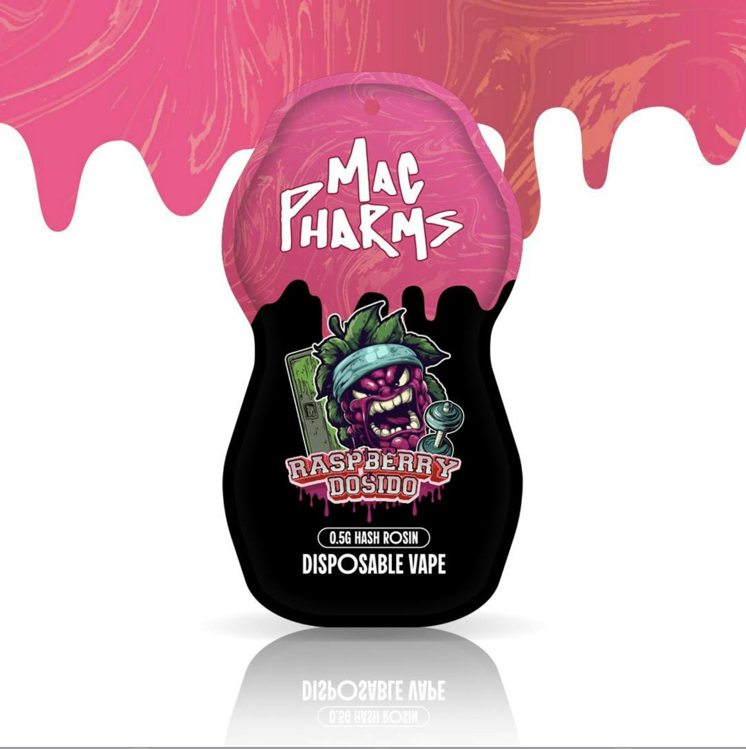 Mac Pharms - Mac Pharms | Raspberry Dosido | Hash Rosin Disposable | 0.5G - 1