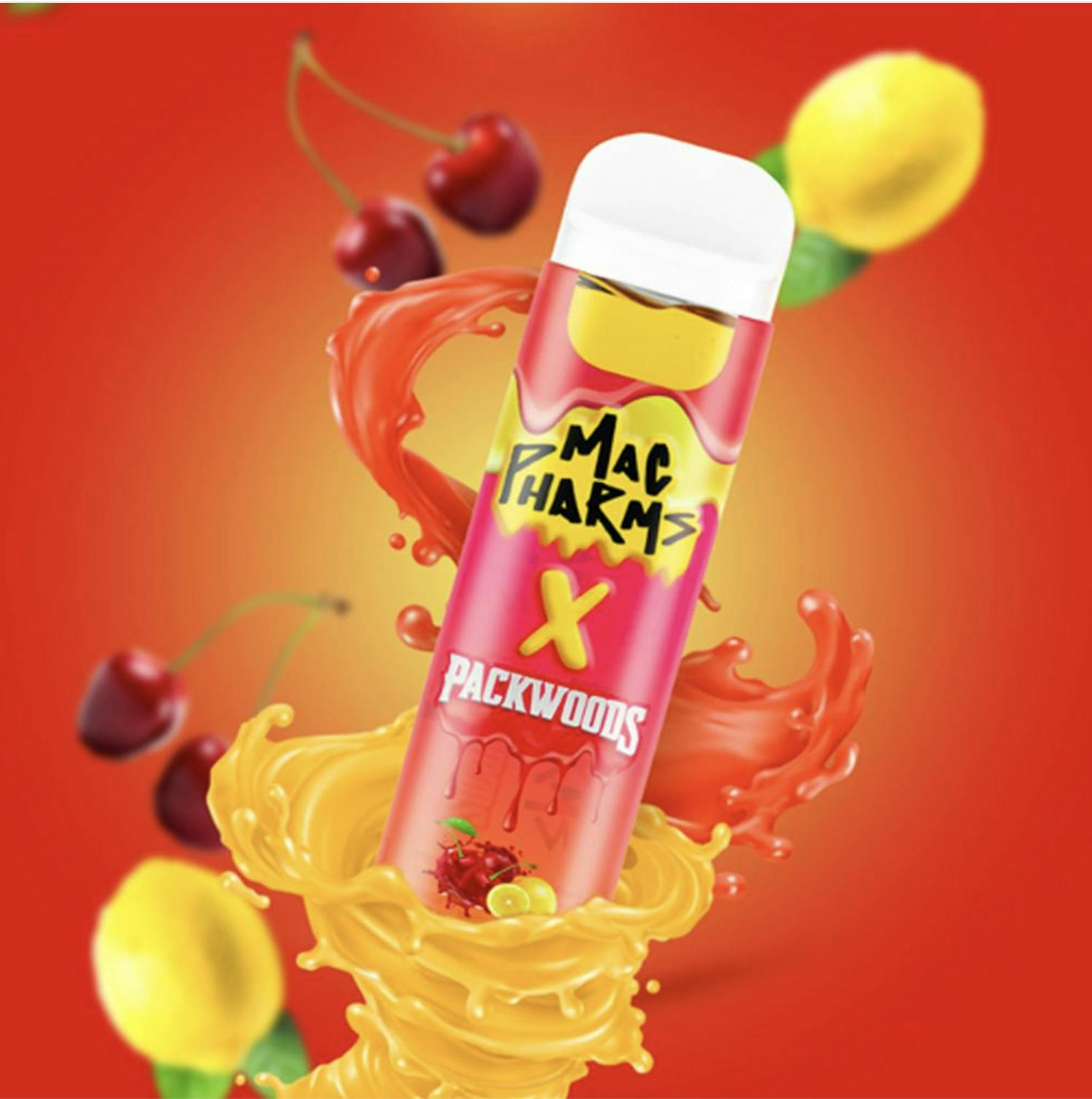 Mac Pharms - Mac Pharms X Packwoods Cherry Lime | Hash Rosin Disposable | 0.5G - 1
