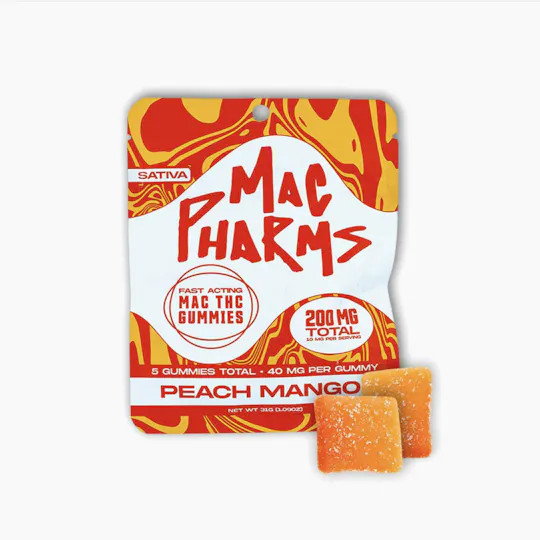 Mac Pharms - Mac Pharms I Peach Mango I Gummies I 200MG - 1