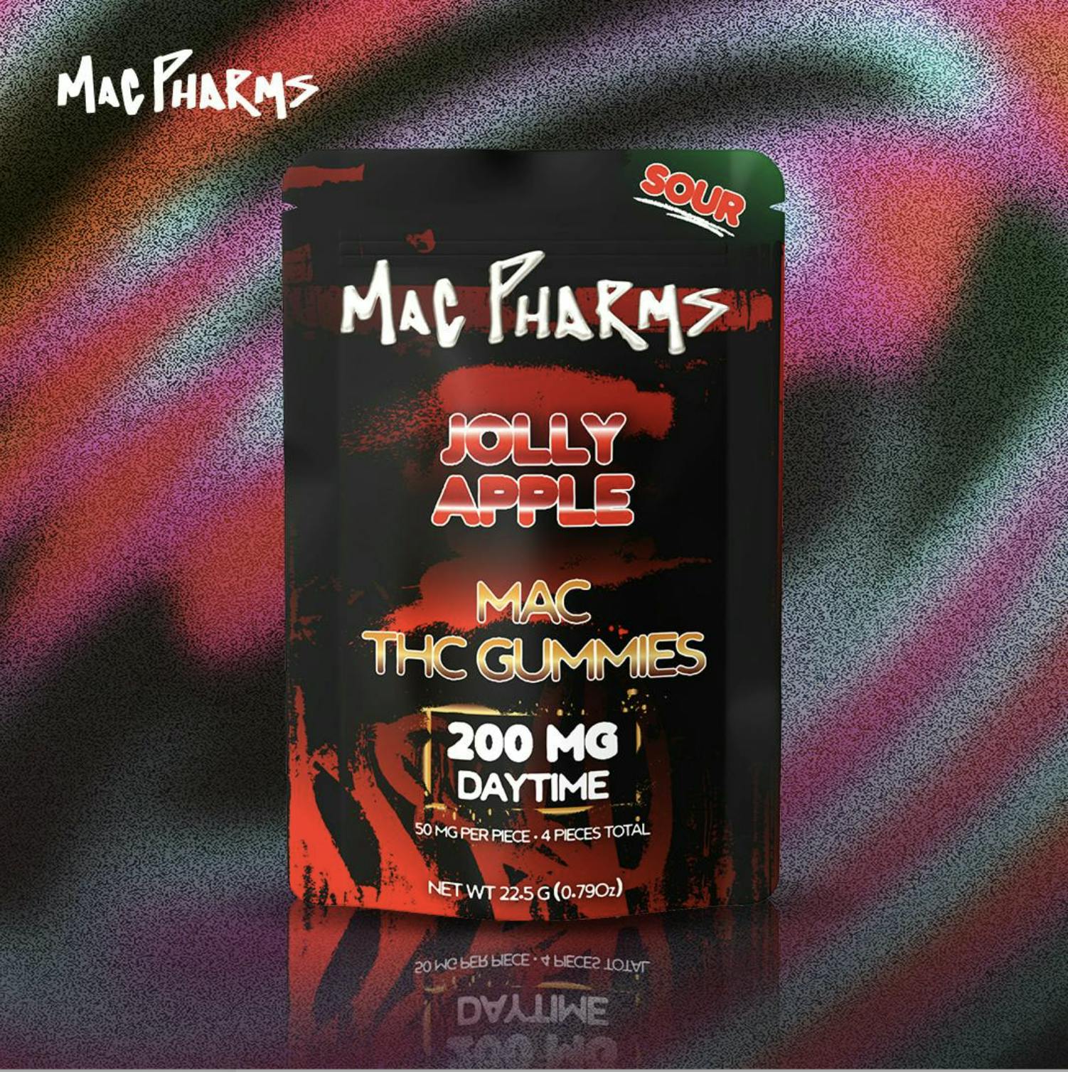Mac Pharms - Mac Pharms | Sour Jolly Apple | Gummies | 200MG - 1