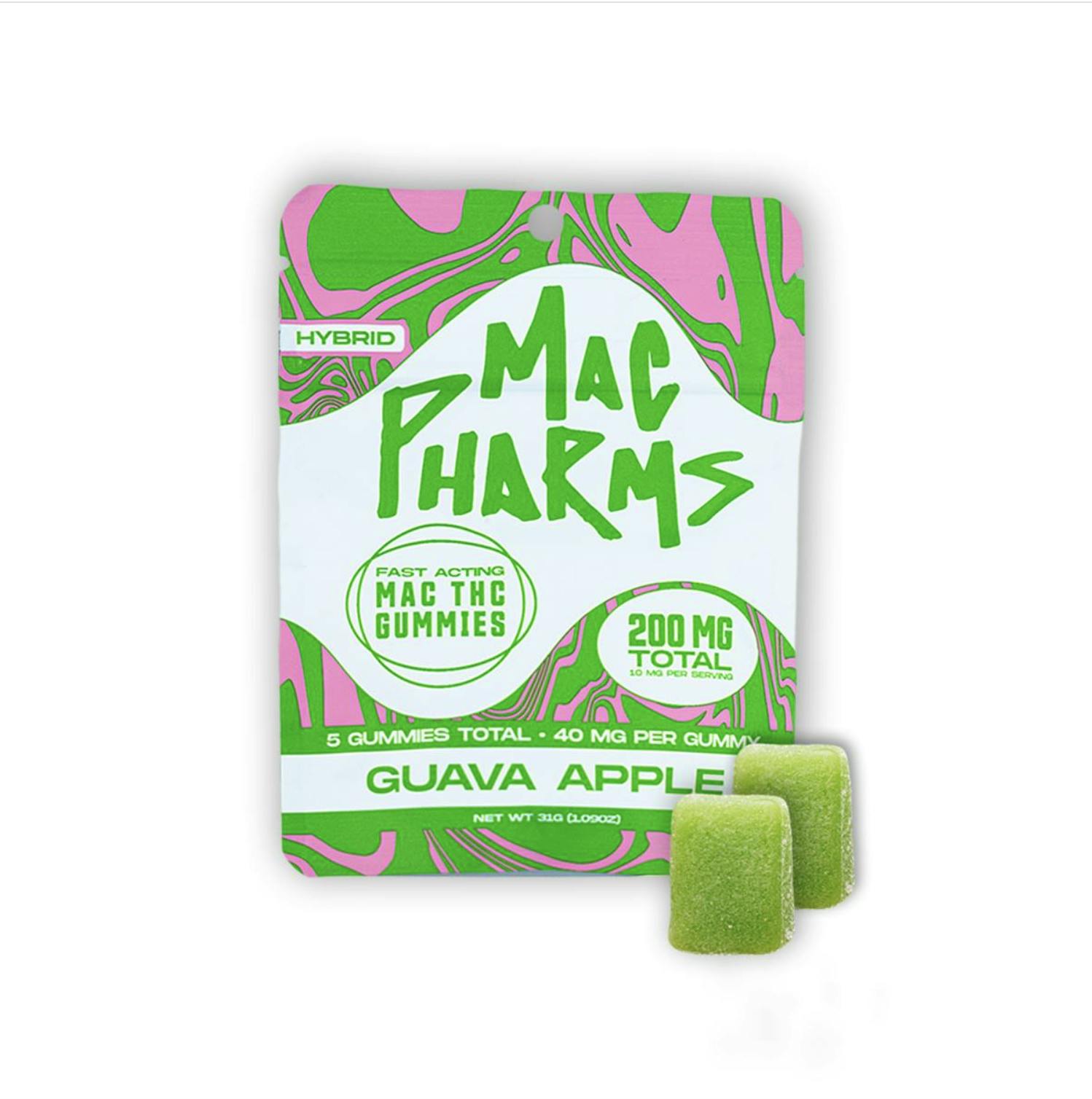 Mac Pharms - Mac Pharms I Guava Apple I Gummies I 200MG - 1