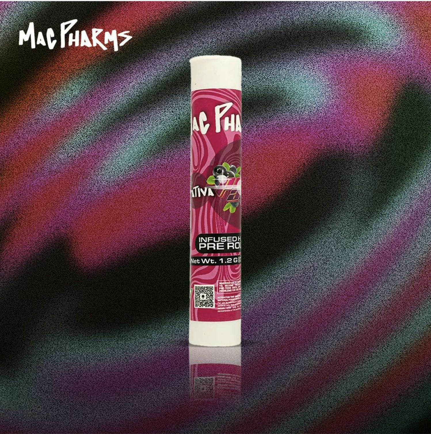 Mac Pharms - Mac Pharms | Pink Acai I Infused Pre Roll I 1.2G - 1