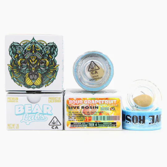 Bear Labs - BEAR Labs - Sour Grapefruit - Rosin Tier 4 - 1