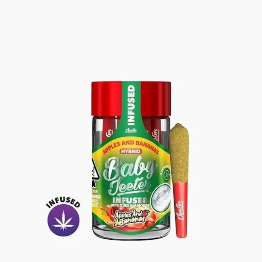Jeeter - Jeeter | Apples and Bananas | Baby Infused Minis | 0.5g each | 5pk - 1