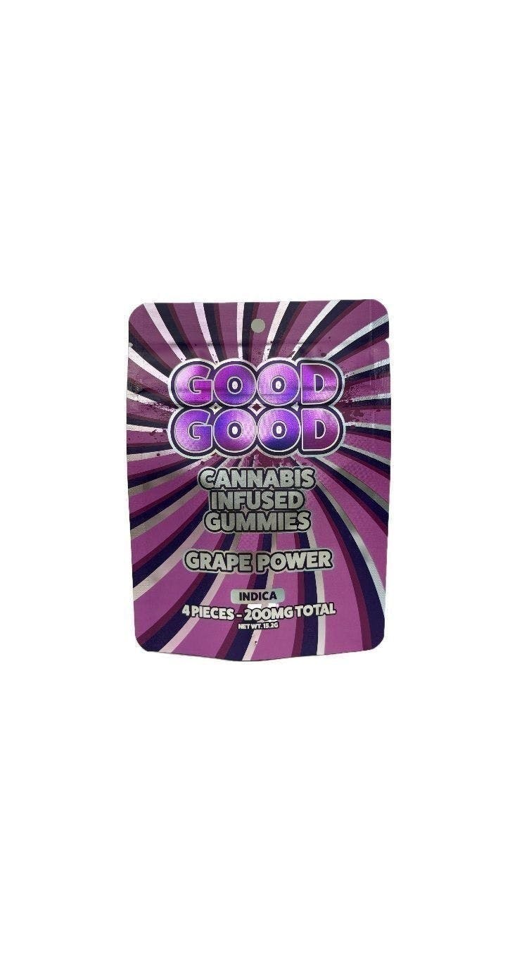 Good Good - Good Good | Grape Power Gummies | 200mg | 4pk | 50mg/ea - 1