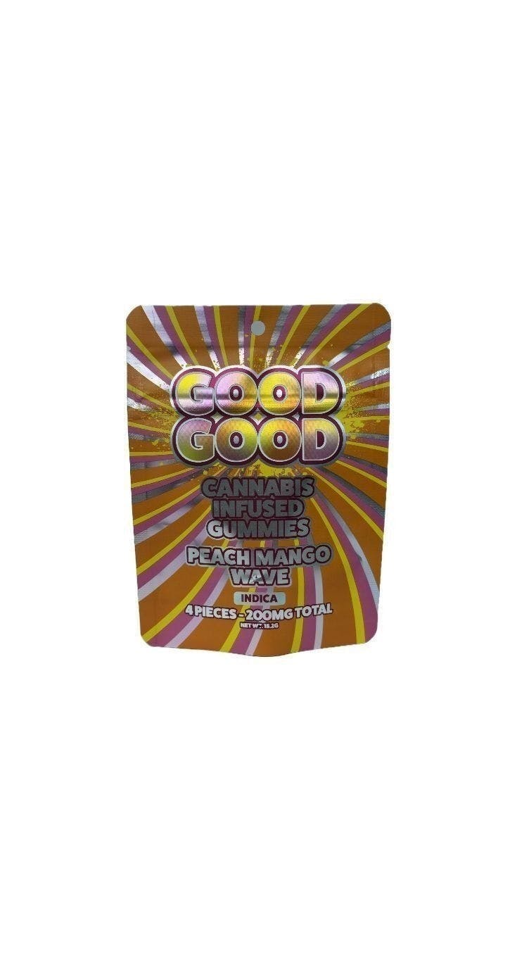 Good Good - Good Good | Peach Mango Wave Gummies | 200mg | 4pk | 50mg/ea - 1