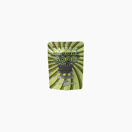 Good Good - Good Good | Sour Apple Gummies | 200mg | 4pk | 50mg/ea - 1