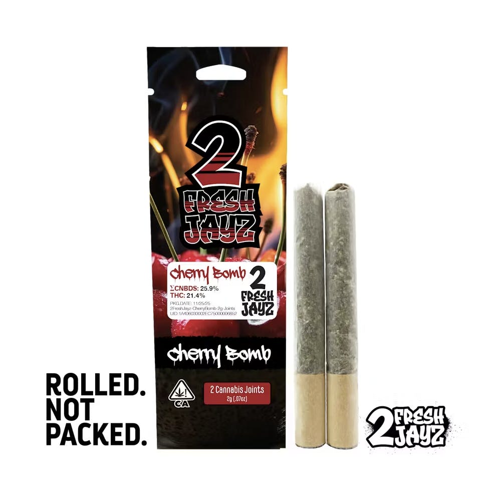 2 Fresh Jayz - 2 Fresh Jayz | Cherry Bomb | Joints | 1g each | 2pk - 1