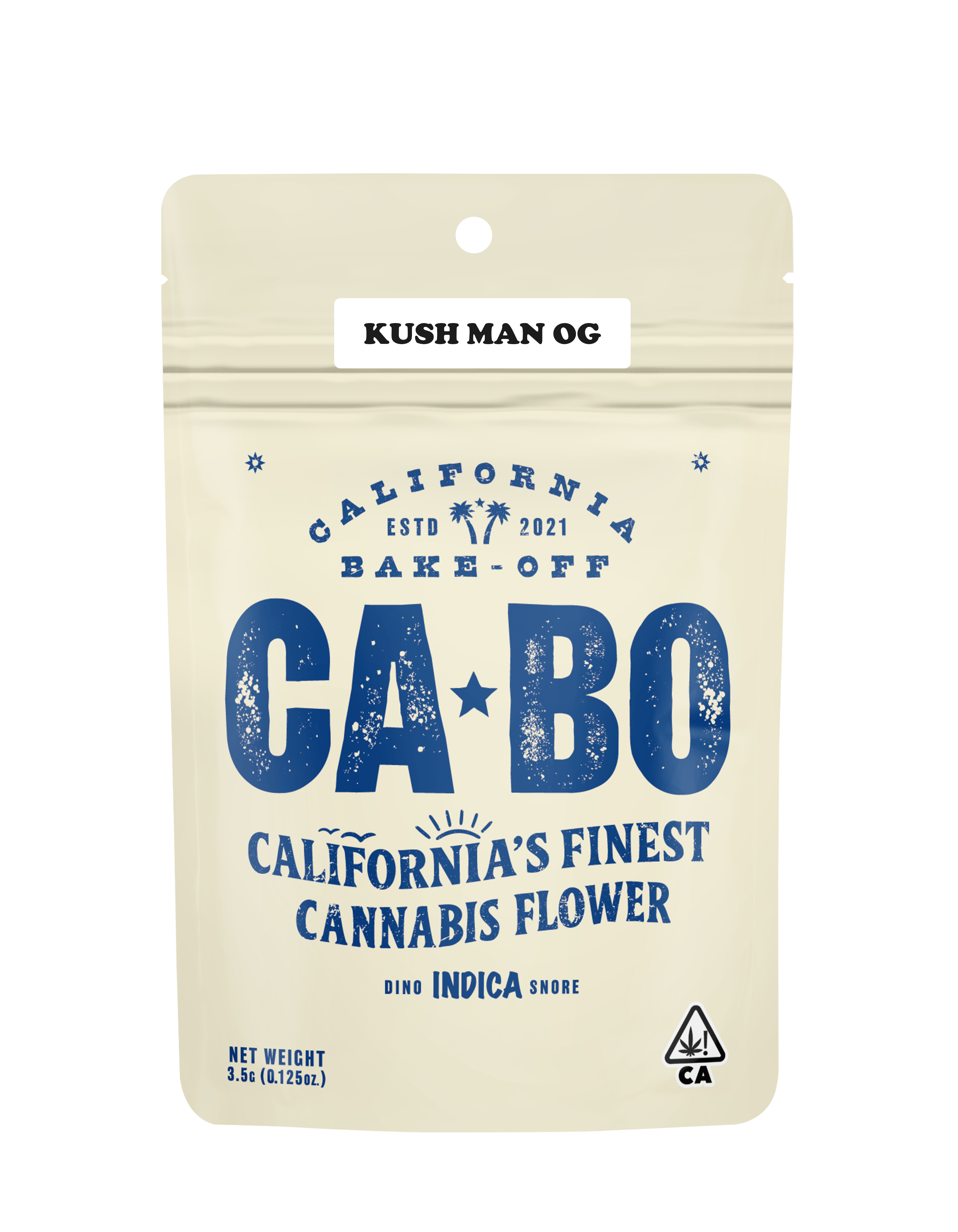 CABO - CABO 3.5g Flower - Kush Man OG - Indica - 1