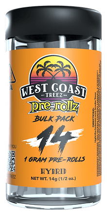 West Coast Treez - West Coast Treez | Pismo Paradise | Pre roll | 1g each | 14pk - 1