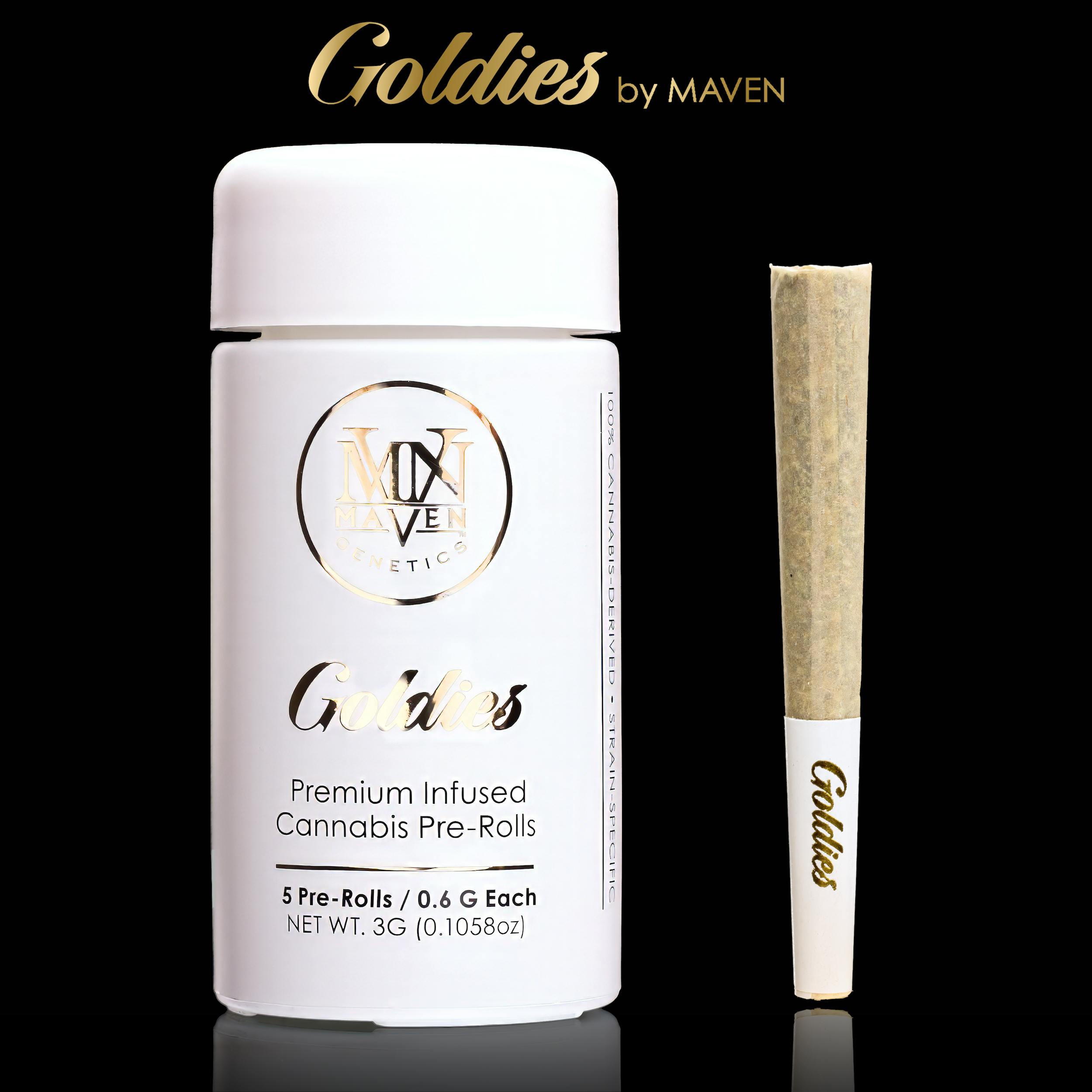 Maven Genetics - ZuZu Berry Goldies Infused Pre-Rolls 5-Pack [3g] - 1