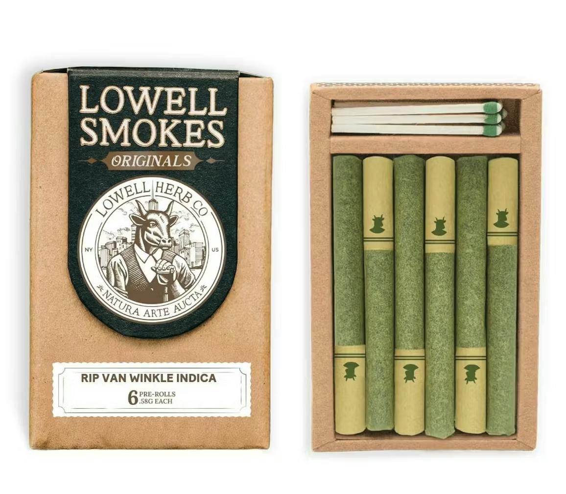 Lowell Herb Co. - Lowell Herb Co. | Rip Van Winkle | Joints | 0.6g Each | 6pk - 1