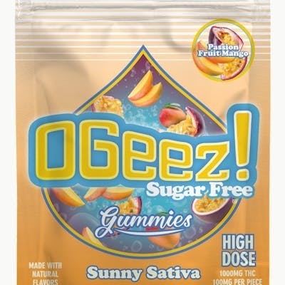 Ogeez! - Ogeez! | Passion Fruit Mango Gummies |1000mg | 10ct | 100mg/ea - 1