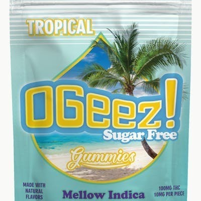 Ogeez! - Ogeez! | Mellow Indica Tropical Gummies | 100mg | 10ct | 10mg/ea - 1