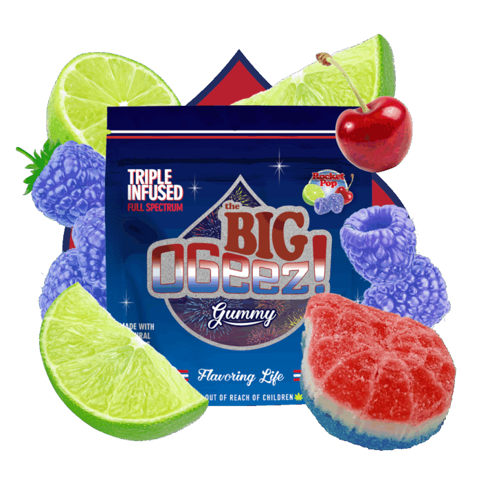 Ogeez! - Ogeez! | BIG | Triple Infused Rocket Pop Gummy | 100mg | 10ct | 10mg/ea - 1
