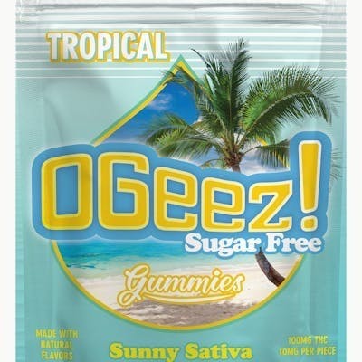 Ogeez! - Ogeez! | Sunny Sativa Tropical Gummies | 100mg | 10ct | 10mg/ea - 1